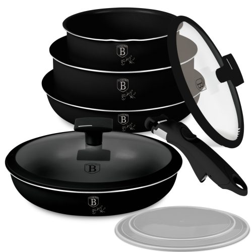 Berlinger Haus Matte Black Collection 9 részes edénykészlet (BH8257)