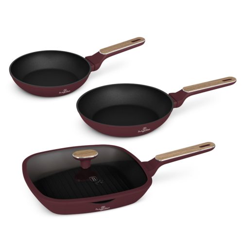 Berlinger Haus Leonardo Nordic Collection 4 részes serpenyő szett 20-24-28 cm (BH8304) 