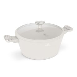   Berlinger Haus Sahara Marbie Collection edény fedővel 28 cm (BH8397) 