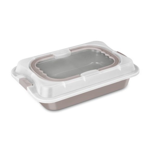 Berlinger Haus Taupe Collection tepsi fedővel 36,5 x 24,5 cm (BH8638) 