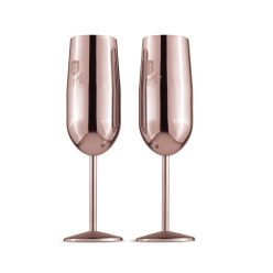   Berlinger Haus Taupe Collection 2 db-os fém pezsgőspohár készlet (BH8662)