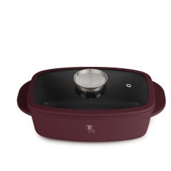   Berlinger Haus Leonardo Collection Pecsenyesütő fedővel és aroma gombbal 32 cm (BH8776)