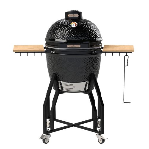 Berlinger Haus Eternal Collection faszenes kerti grill magas állvánnyal és oldalsó polcokkal (BH8796) 