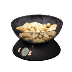  CG Berlinger Black Rose Collection konyhai mérleg tállal 5 kg (BH9276) 