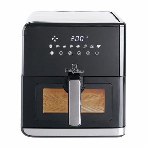 Berlinger Haus Black Silver Collection air fryer 7,5 literes digitális olaj nélküli sütő (BH9470)