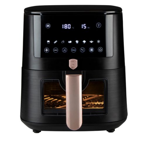 Berlinger Haus Black Rose air fryer 5 literes digitális olaj nélküli sütő fekete  (BH9488) (1852) 