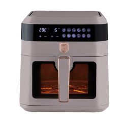   Berlinger Haus Taupe Collection AirFryer átlátszó ablakkal 6,3 literes (BH9547)