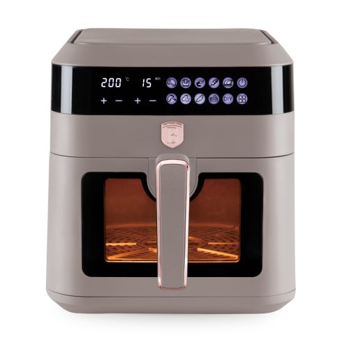 Berlinger Haus Taupe Collection air fryer átlátszó ablakkal 6,3 literes (BH9547)