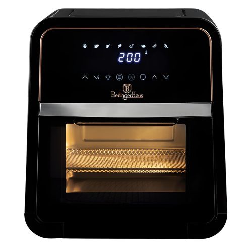 Berlinger Haus Black Rose Collection AirFryer átlátszó ablakkal 12 literes (BH9549)