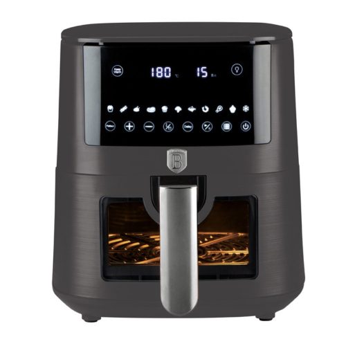 Berlinger Haus Antracit air fryer 8 literes digitális olaj nélküli sütő antracit (BH9609) (1856)