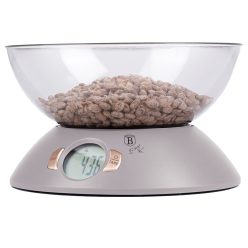   Berlinger Haus Taupe Collection konyhai mérleg tállal 5 kg (BH9616)