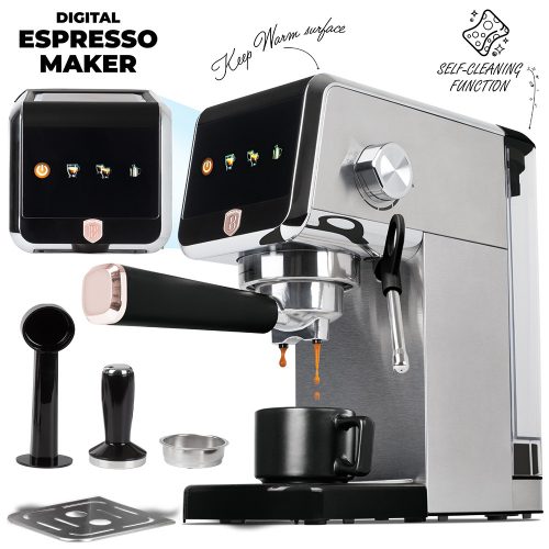 Berlinger Haus Black Rose Collection digitális espresso kávéfőző (BH9622)