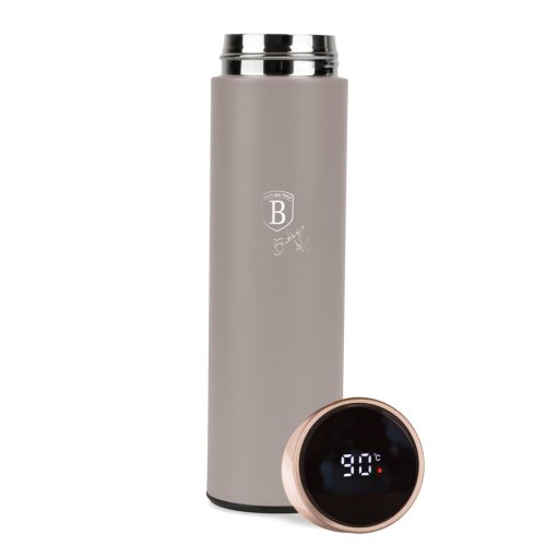 Berlinger Haus Taupe Collection duplafalú ivópalack LED-es hőfok kijelzővel 0,5 liter (BH9677A) 