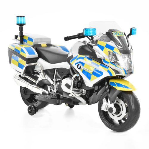 Hecht BMWR 1200 RTPOLICE elektromos segédkerekes gyermekmotor 30 kg-ig fehér-sárga-kék (BMWR1200RTPOLICE) 