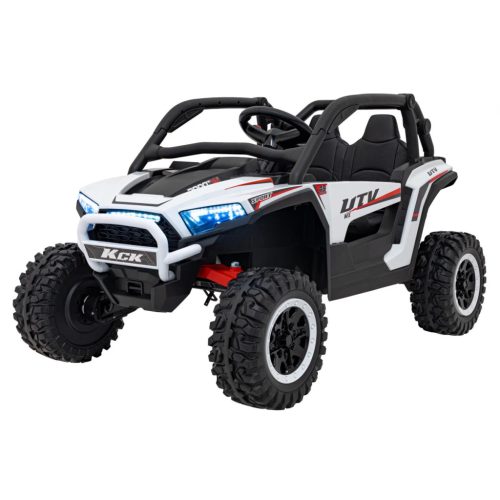 EKR Buggy 24V 2 személyes elektromos gyermek homokfutó 50 kg-ig fehér (BUGGYFEHER2) 