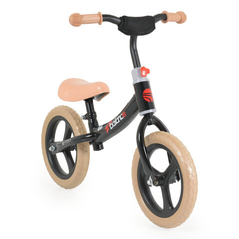 EKR Byox Balance 2B gyermek futóbicikli állítható kormány és nyereg 20 kg-ig fekete (BYOX2BFEKETE) 