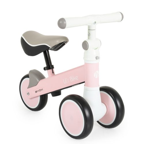 EKR Byox Lil’s Bike Mini 3 kerekű gyermek futóbicikli 25 kg-ig rózsaszín (BYOXLILSBIKEMINIROZSASZIN) 