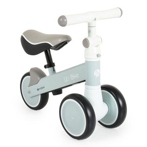 EKR Byox Lil’s Bike Mini 3 kerekű gyermek futóbicikli 25 kg-ig szürke (BYOXLILSBIKEMINISZURKE) 