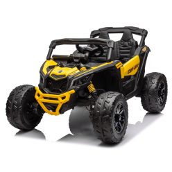   EKR Can-Am Buggy 4x4 1 személyes elektromos gyermek homokfutó 30 kg-ig fekete-sárga (CANAMSARGA) 