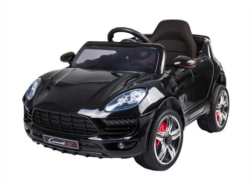 EKR Porsche Coronet S 1 személyes elektromos gyermek kisautó 12V fekete (CAYANNEF)