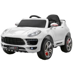   EKR Porsche Coronet  S 1 személyes elektromos gyermek kisautó 12V 30 kg-ig fehér (CAYANNEFE) 