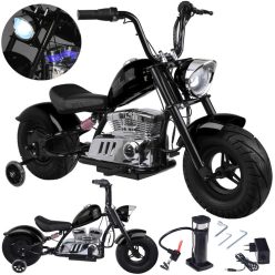   EKR Held Moto elektromos segédkerekes chopper gyermekmotor 80 kg-ig fekete (CHOPPERFEKETE) 