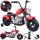 EKR Held Moto elektromos segédkerekes chopper gyermekmotor 80 kg-ig piros (CHOPPERPIROS)