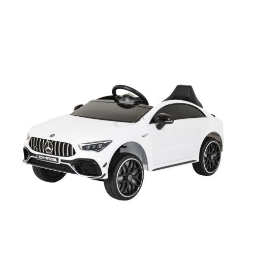 EKR Mercedes-Benz AMG CLA45 1 személyes elektromos gyermek kisautó fehér (CLA45FEHER)