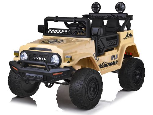 EKR Toyota FJ Cruiser 1 személyes elektromos gyermek terepjáró arany (CRUISERARANY)