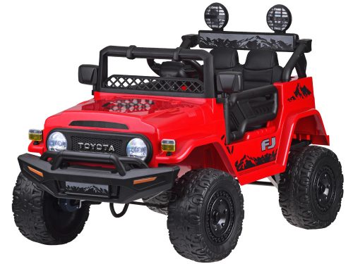 EKR Toyota FJ Cruiser 1 személyes elektromos gyermek terepjáró piros (CRUISERPIROS)