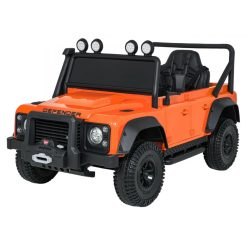   EKR Land Rover Defender 110 SVX-24V 1 személyes elektromos gyermek terepjáró 30 kg-ig narancssárga (DEFENDERN)
