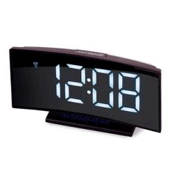   Gaosiio USB-s ívelt digitális óra fehér kijelző (DS362IL202) 