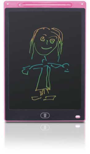 Blaupunkt 12" rajztábla LCD írási felülettel ceruzával Pink (DT10PK) 