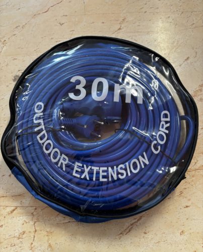 Lengő hosszabbító kábel 30 méter  (DX30)