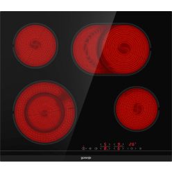   CG Gorenje beépíthető üvegkerámia főzőlap 4 zónás 60 cm (ECS643BCSC)