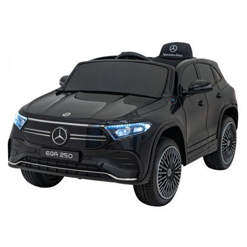 EKR Mercedes-Benz EQA 250 1 személyes elektromos gyermek kisautó 12V fekete (EQA250F)