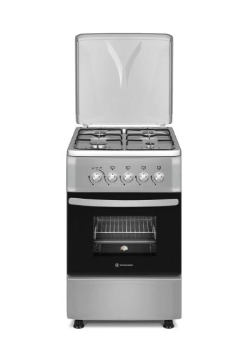 Novacook Inox gáztűzhely 55 liter 50 cm  fémtetős (F5S40G1INOX) 