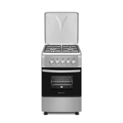   Novacook Inox LPG gáztűzhely 55 liter 50 cm fémtetős PB palackos (F5S40G1INOXLPG)