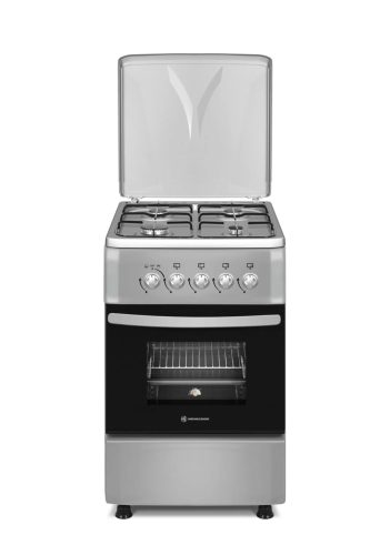 Novacook Inox LPG gáztűzhely 55 liter 50 cm fémtetős PB palackos (F5S40G1INOXLPG)