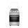 Novacook Inox kombinált tűzhely 56 liter 57 cm,  fix nem lehajtható üveglap (F6B40INOX) 