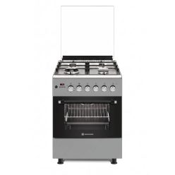   Novacook Sötétszürke kombinált tűzhely 56 liter 60 cm, üvegtetős (F6TS40SSZÜRKEEXLINE60) 