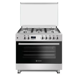   Novacook HI Inox kombinált tűzhely 110 liter 90 cm, üvegtetős (F9S50HIINOXEXLINE90) 