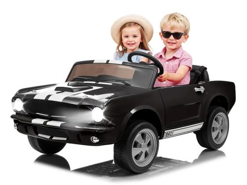 EKR Ford Mustang Shelby GT 2 személyes elektromos gyermek kisautó 50 kg-ig fekete (FORDMUSTANGSHELBYGTF)