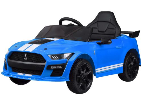 EKR  Ford Mustang Shelby GT500 12V 10Ah 1 személyes elektromos gyermek kisautó kék (FordShelby)