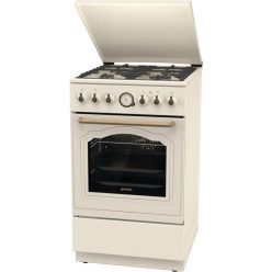 CG Gorenje kombinált tűzhely 50 cm Krém (GKS5C71CLI) 