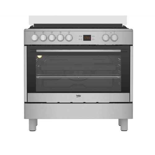 CG Beko kombinált tűzhely 4 gázégő 1 wok 90 cm (GM15321DX)