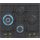 CG Gorenje Classico beépíthető gáz főzőlap 4 zónás 60 cm öntöttvas edénytartó (GW6D42CLB) 