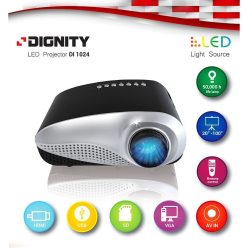 LED videoprojektor Tv és Pc csatlakozás (HDMI) (1504)