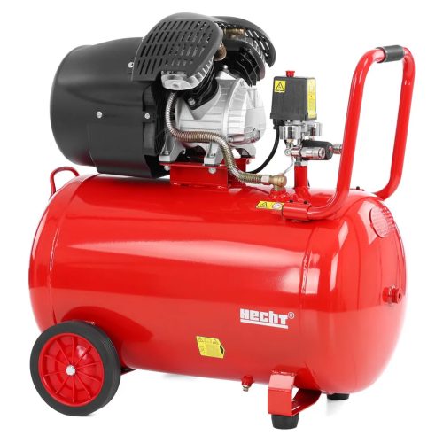 Hecht elektromos kéthengeres olajos kompresszor 100 literes légtartállyal 2,2 kW/3 LE (HECHT2355) 
