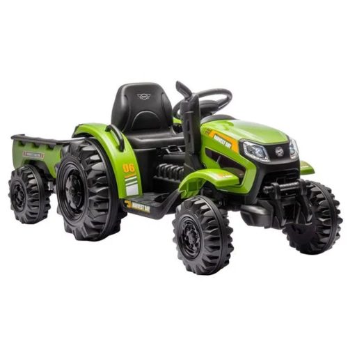 Hecht 1 személyes elektromos gyermek traktor 2 x 35 W 30 kg-ig (HECHT50435GREEN) 